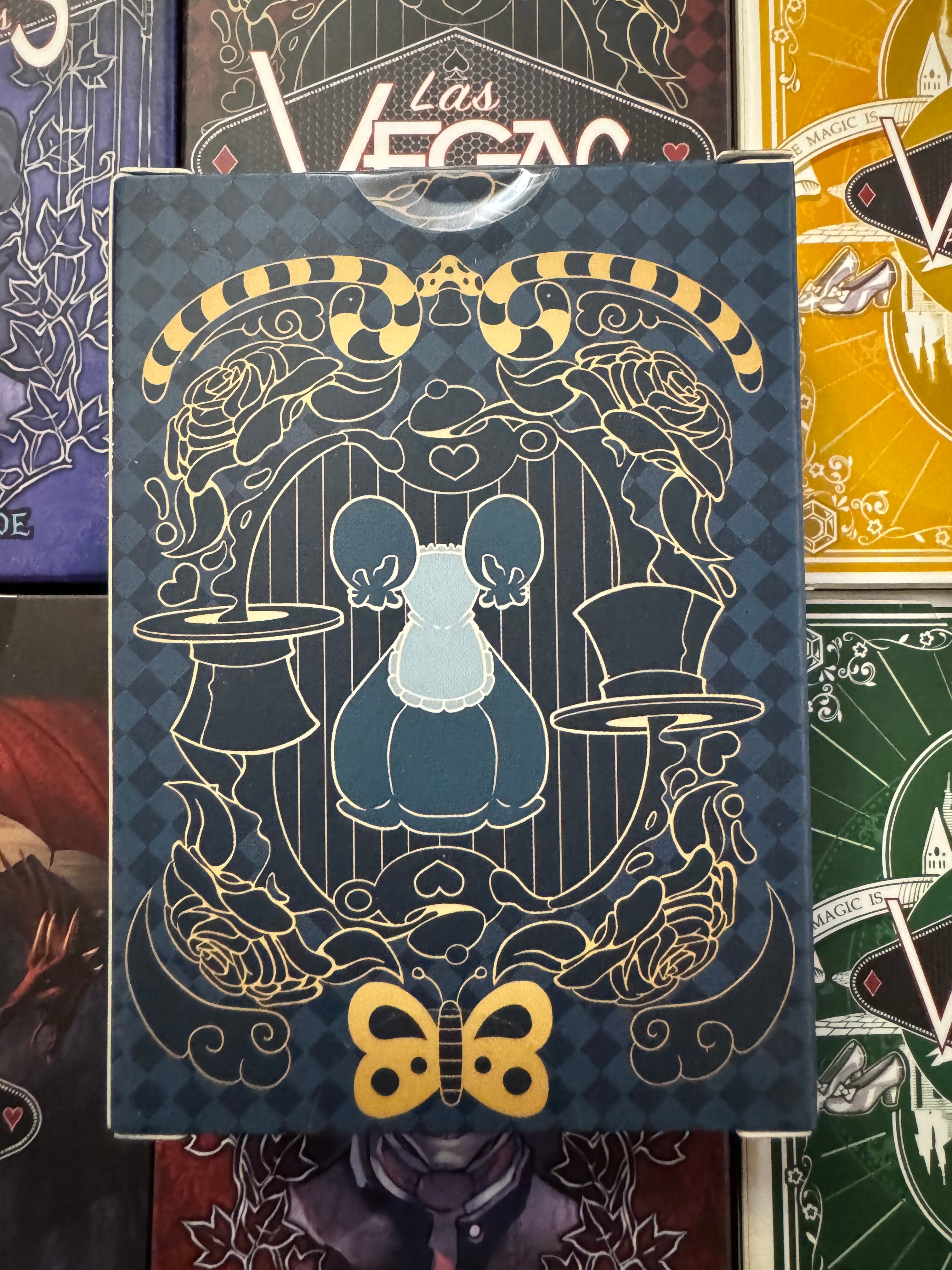 Las Vegas Playing Cards - Alice in Wonderland - Cheshire Cat Blue Deck