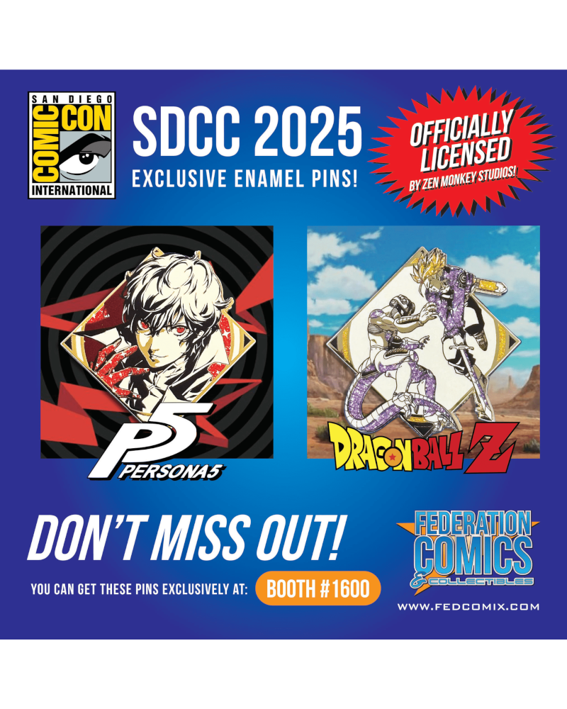 SDCC 2025 Exclusive - Dragon Ball Z Trunks vs Frieza Enamel Pin