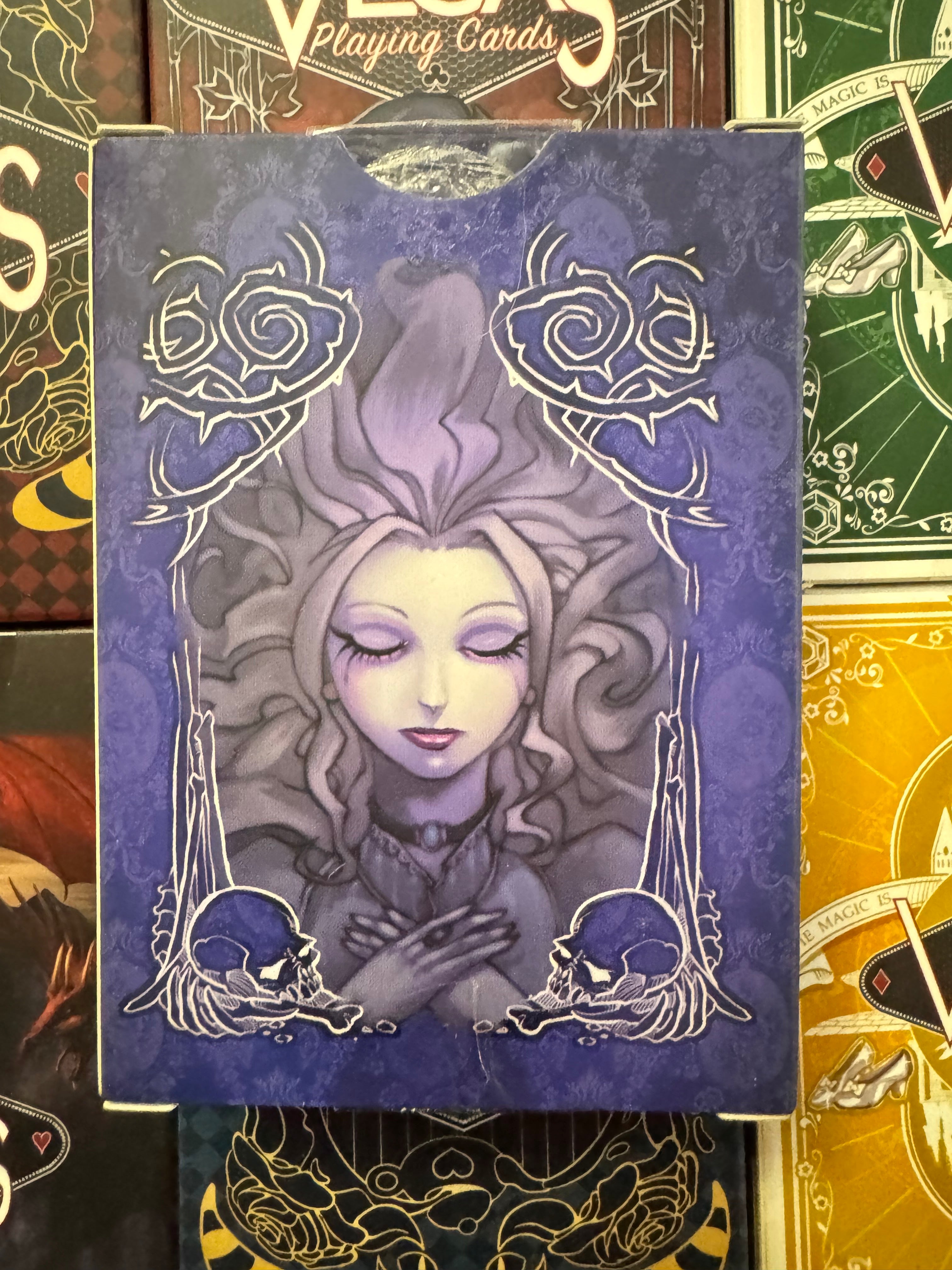 Las Vegas Playing Cards - Edgar Allan Poe - Blue Deck