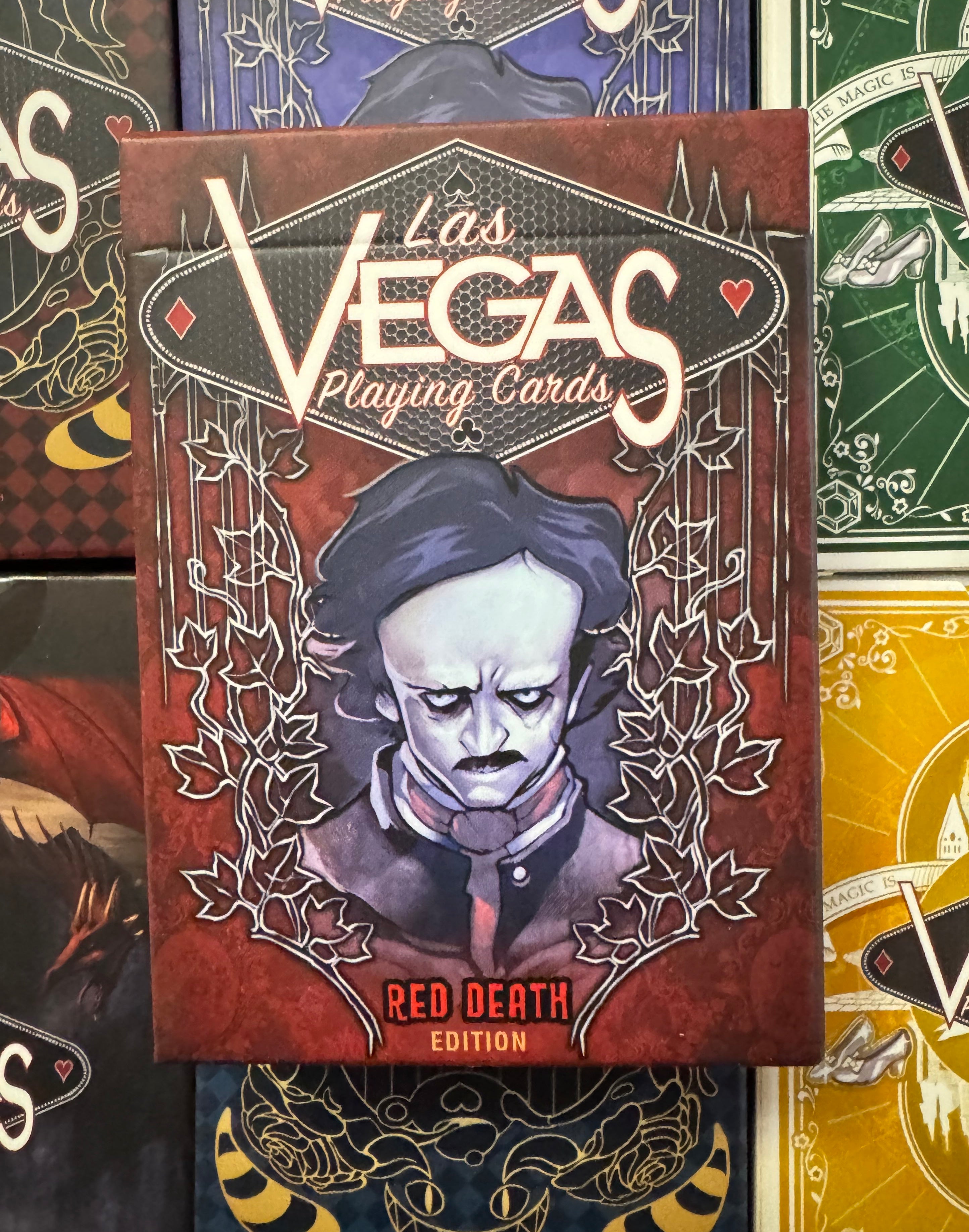 Las Vegas Playing Cards - Edgar Allan Poe - Red Death Deck