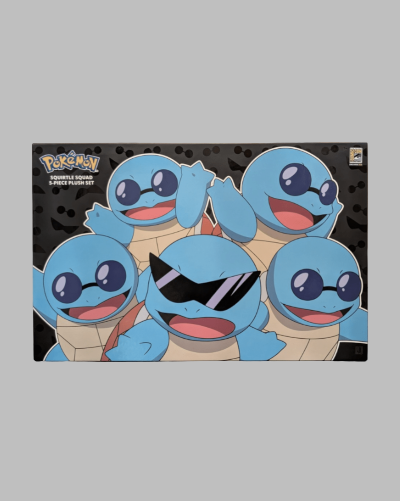 SDCC 2025 Exclusive - Pokemon Squirtle Squad 5pc Plush Set